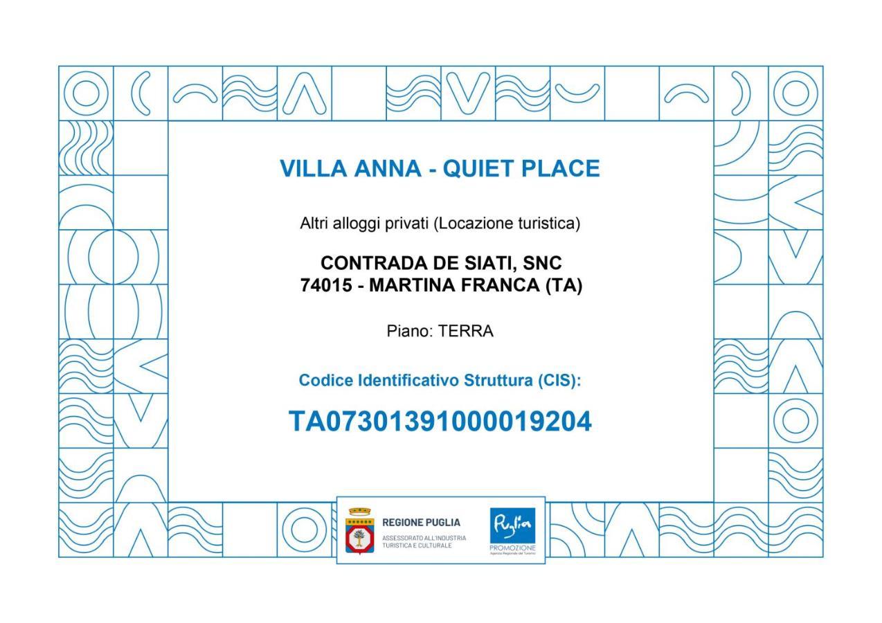 Silent place Martina Franca Buitenkant foto